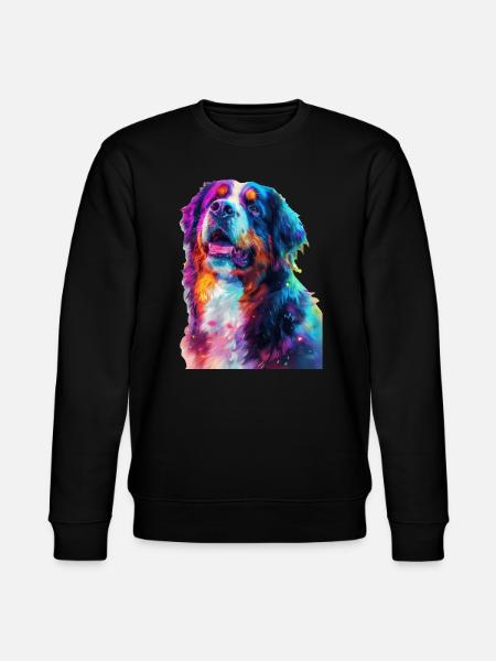 Berner Sennenhund - Stanley/Stella Unisex Bio-Sweatshirt CHANGER  - Schwarz