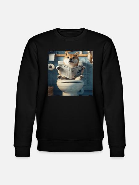 Shiba Inu - Stanley/Stella Unisex Bio-Sweatshirt CHANGER - Schwarz