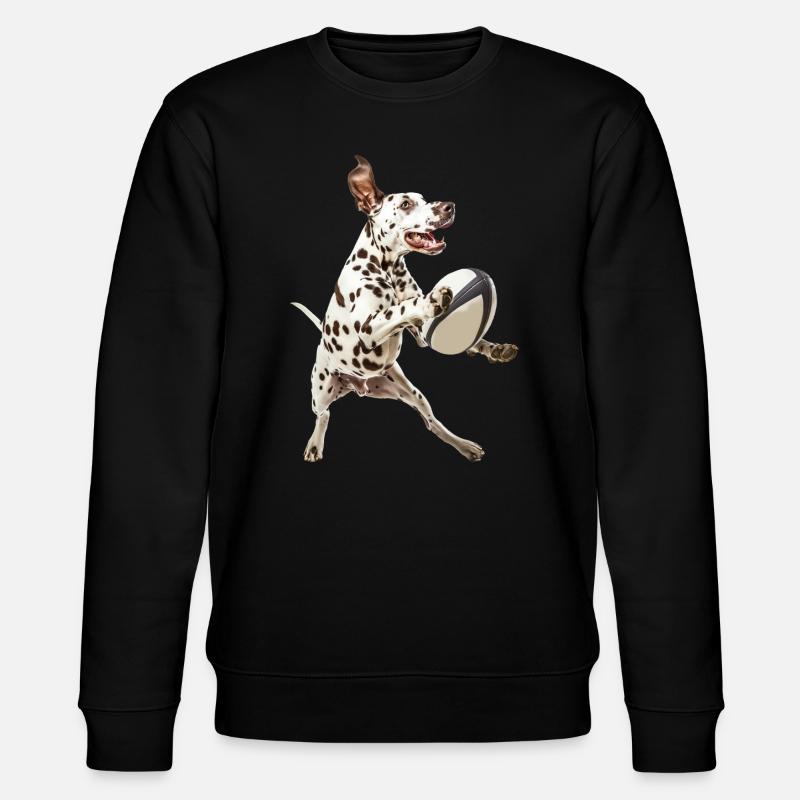 Dalmatiner - Stanley/Stella Unisex Bio-Sweatshirt CHANGER  - Schwarz