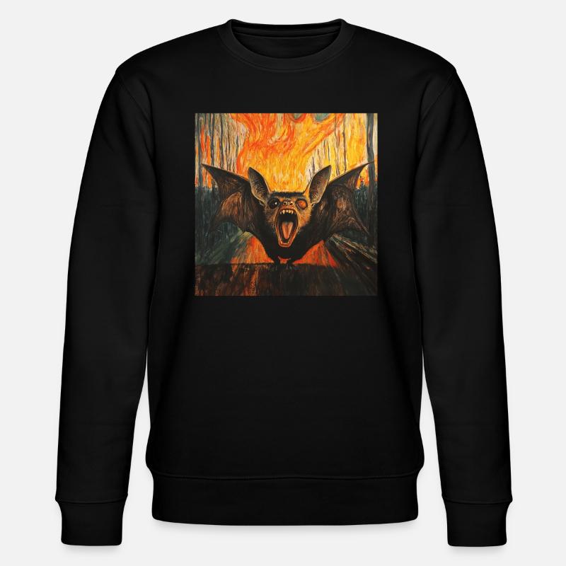 Schläger - Stanley/Stella Unisex Bio-Sweatshirt CHANGER  - Schwarz