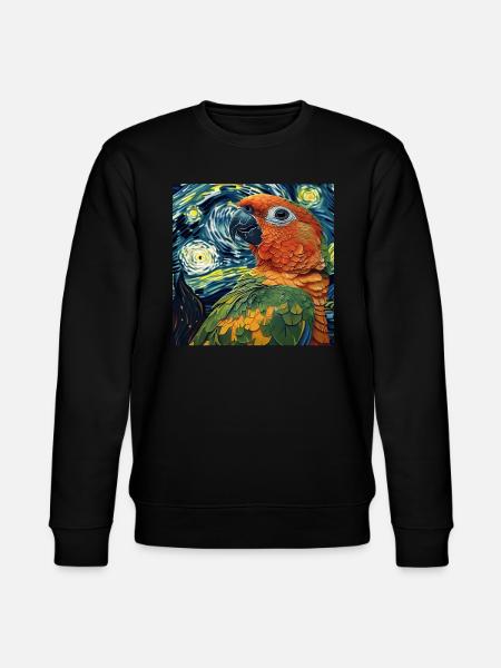 Sittiche - Stanley/Stella Unisex Bio-Sweatshirt CHANGER - Schwarz