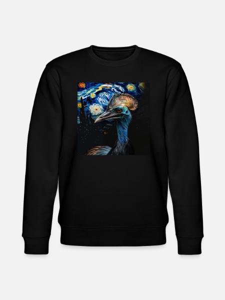 Kasuar - Stanley/Stella Unisex Bio-Sweatshirt CHANGER - Schwarz