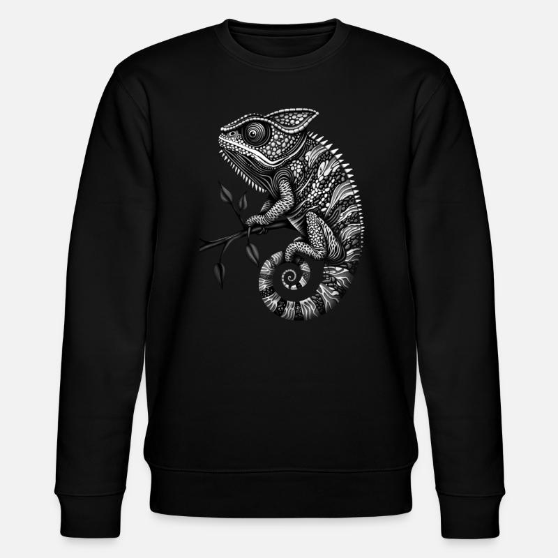 Chamäleon - Stanley/Stella Unisex Bio-Sweatshirt CHANGER  - Schwarz