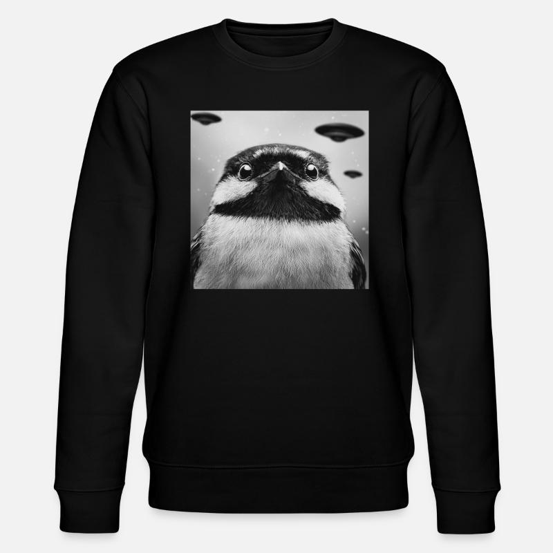Meise - Stanley/Stella Unisex Bio-Sweatshirt CHANGER  - Schwarz