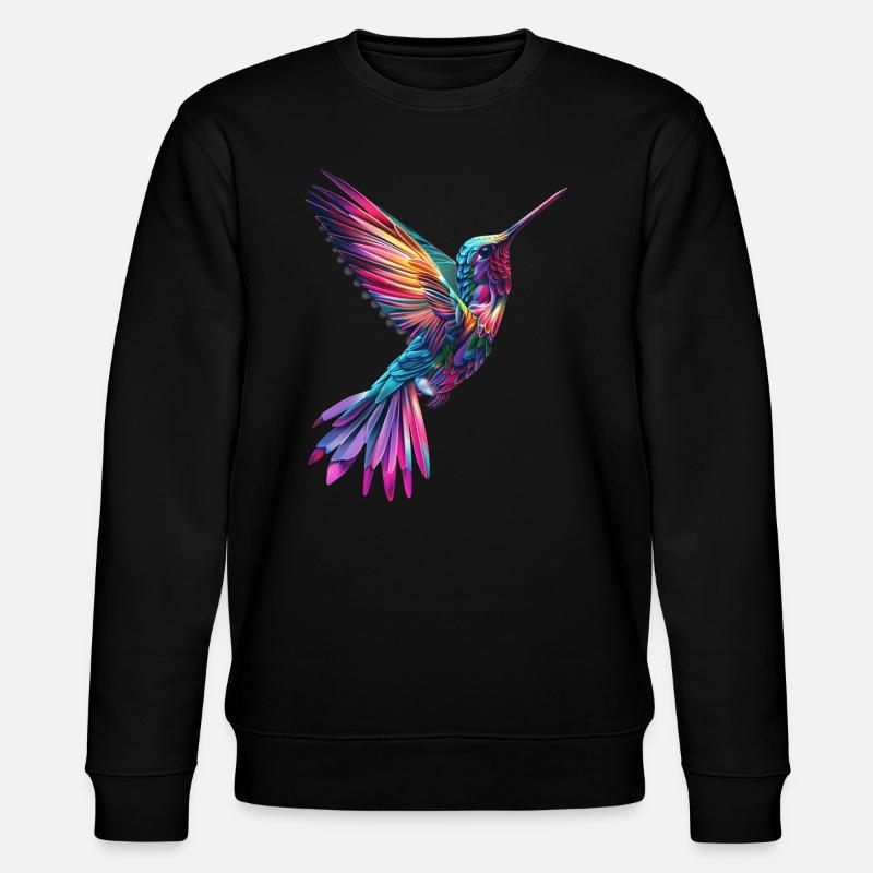 Kolibri - Stanley/Stella Unisex Bio-Sweatshirt CHANGER  - Schwarz
