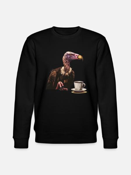 Vulture Kaffee - Stanley/Stella Unisex Bio-Sweatshirt CHANGER  - Schwarz