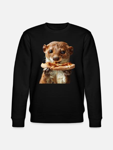 Hermelin - Stanley/Stella Unisex Bio-Sweatshirt CHANGER - Schwarz