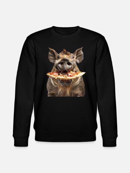 Warzenschwein - Stanley/Stella Unisex Bio-Sweatshirt CHANGER - Schwarz