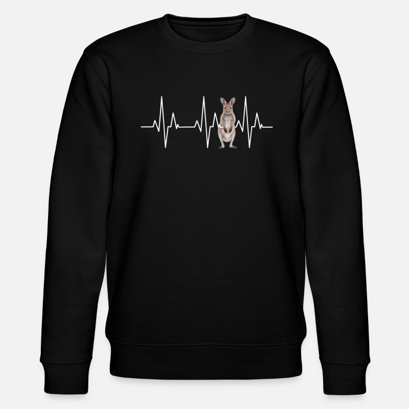 Wallaby - Stanley/Stella Unisex Bio-Sweatshirt CHANGER  - Schwarz