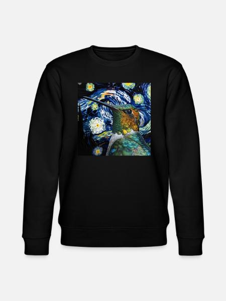 Kolibri - Stanley/Stella Unisex Bio-Sweatshirt CHANGER - Schwarz