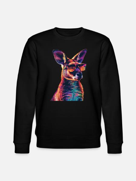Wallaby - Stanley/Stella Unisex Bio-Sweatshirt CHANGER - Schwarz