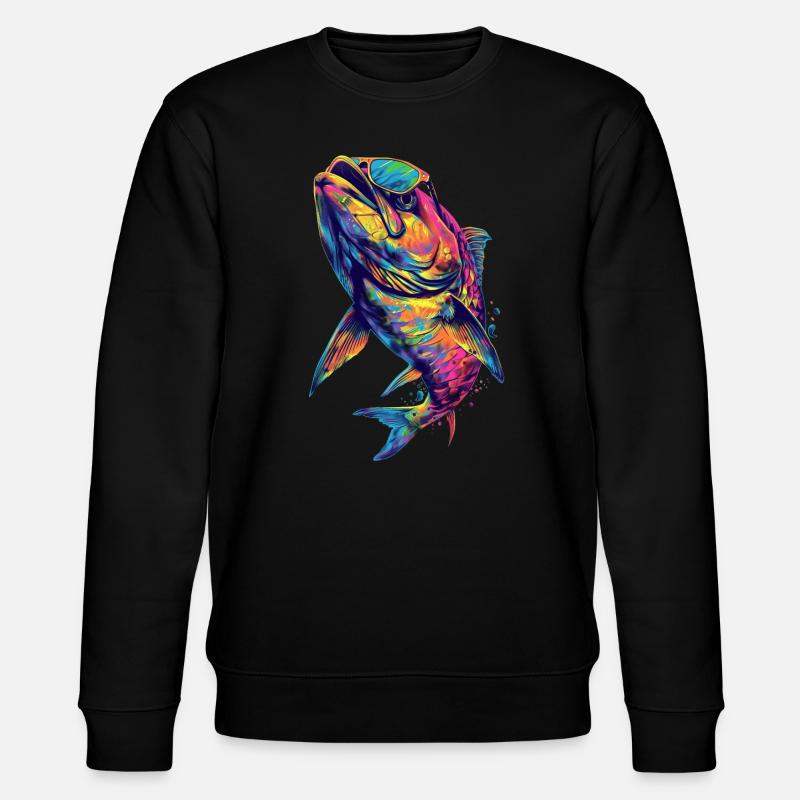 Tarpon - Stanley/Stella Unisex Bio-Sweatshirt CHANGER - Schwarz