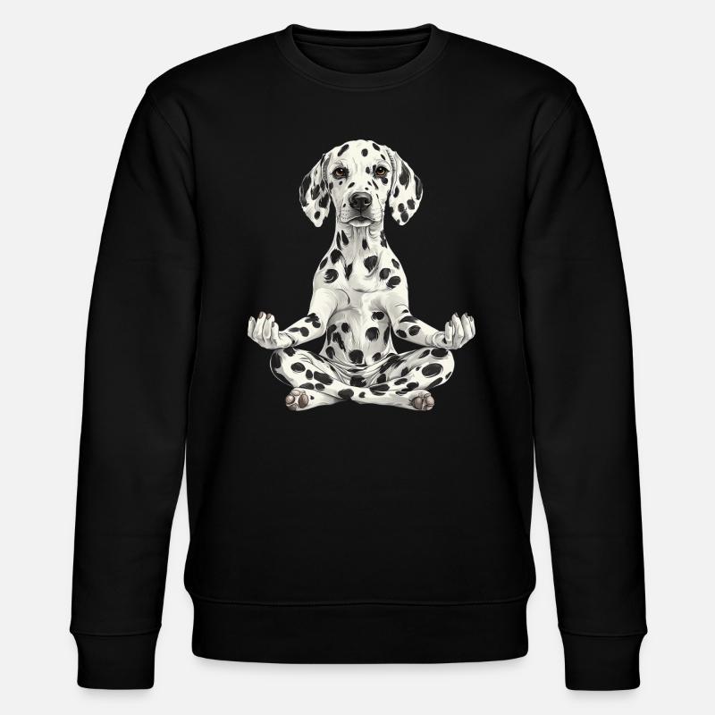 Dalmatiner - Stanley/Stella Unisex Bio-Sweatshirt CHANGER  - Schwarz