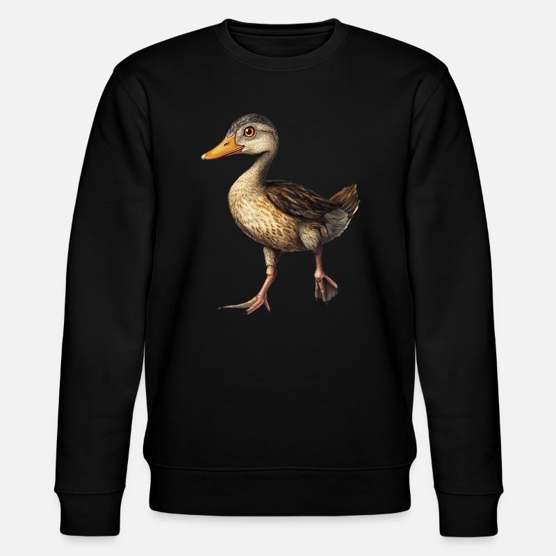 Ente - Stanley/Stella Unisex Bio-Sweatshirt CHANGER  - Schwarz