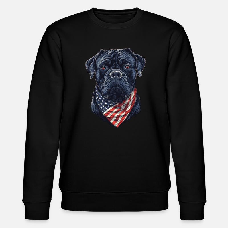 Bullmastiff - Stanley/Stella Unisex Bio-Sweatshirt CHANGER  - Schwarz