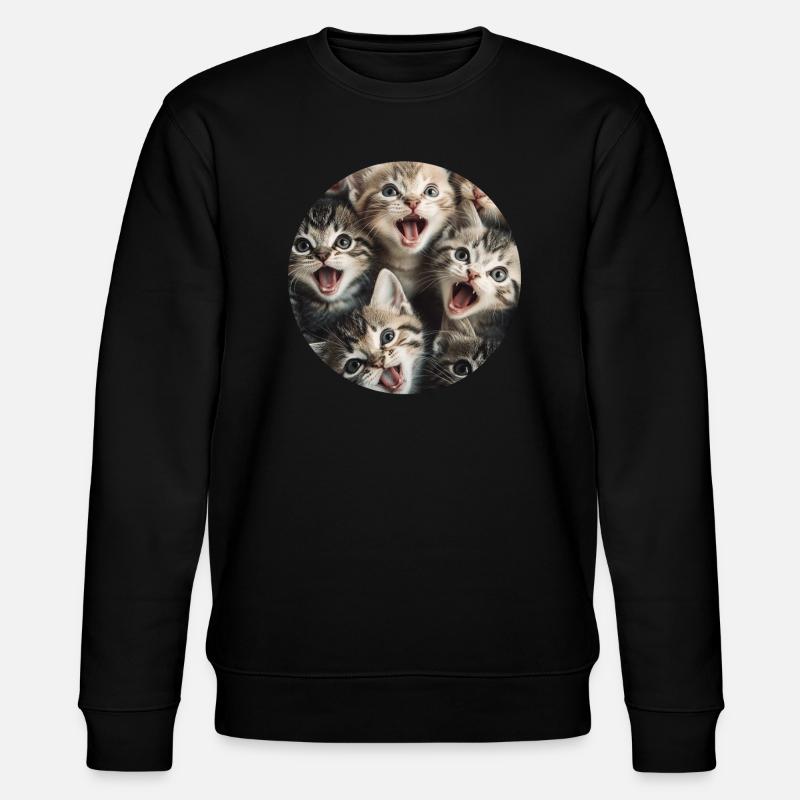 Amerikanisch Kurzhaar - Stanley/Stella Unisex Bio-Sweatshirt CHANGER  - Schwarz