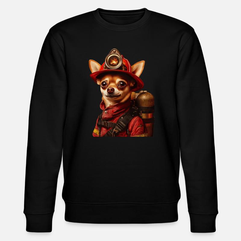 Chihuahua - Stanley/Stella Unisex Bio-Sweatshirt CHANGER  - Schwarz