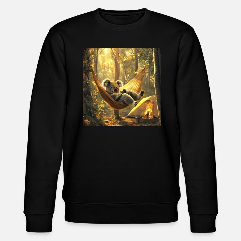 Koala - Stanley/Stella Unisex Bio-Sweatshirt CHANGER  - Schwarz