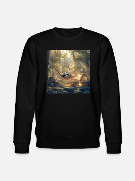 Panda - Stanley/Stella Unisex Bio-Sweatshirt CHANGER  - Schwarz