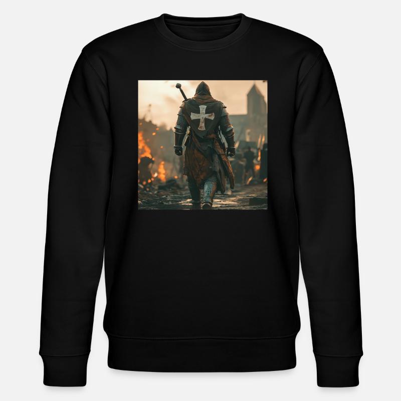 Soldat Krieger - Stanley/Stella Unisex Bio-Sweatshirt CHANGER  - Schwarz