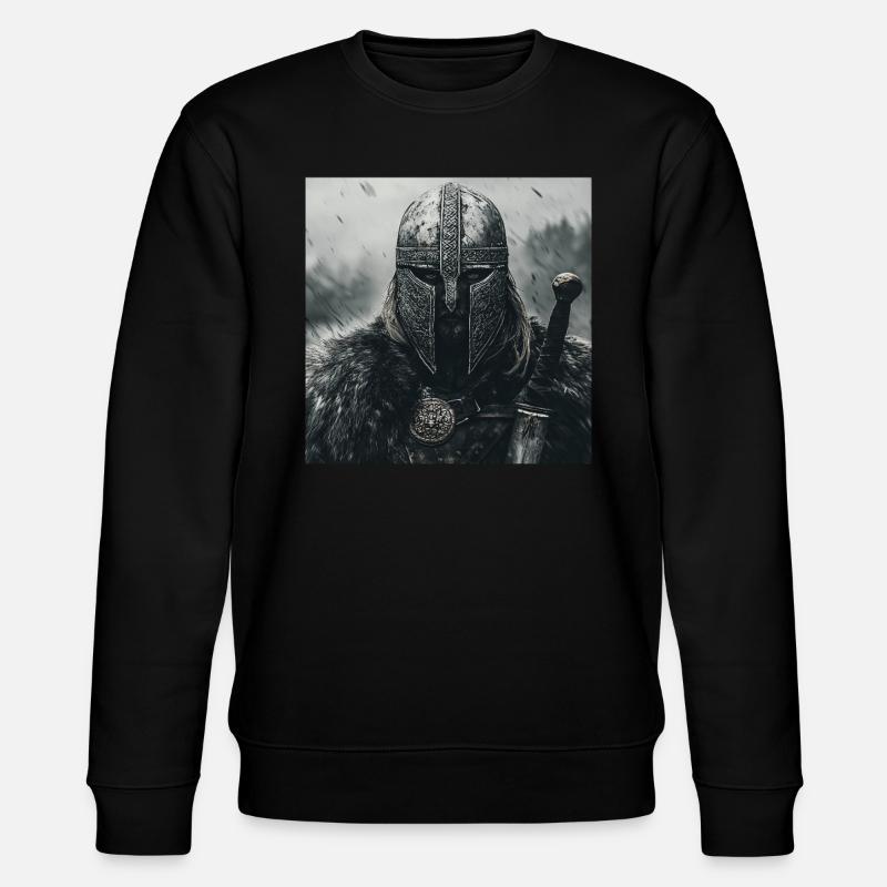 Wikinger - Stanley/Stella Unisex Bio-Sweatshirt CHANGER  - Schwarz