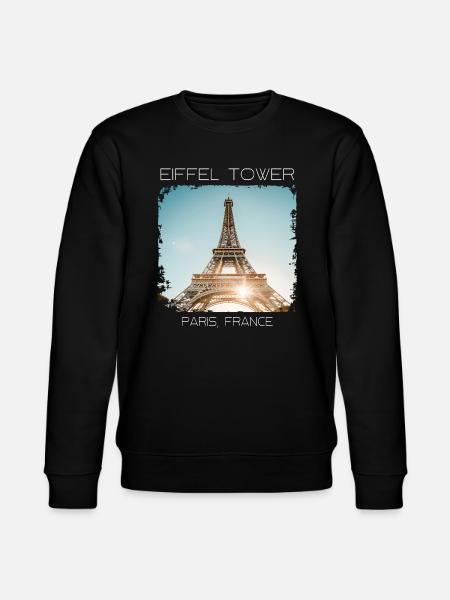 Eiffelturm - Stanley/Stella Unisex Bio-Sweatshirt CHANGER - Schwarz