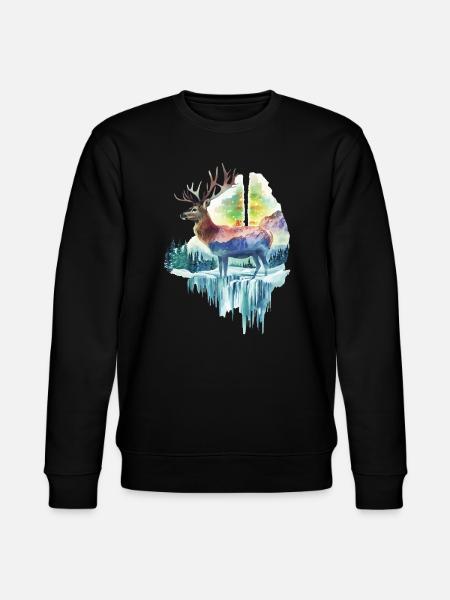 Reh - Stanley/Stella Unisex Bio-Sweatshirt CHANGER - Schwarz