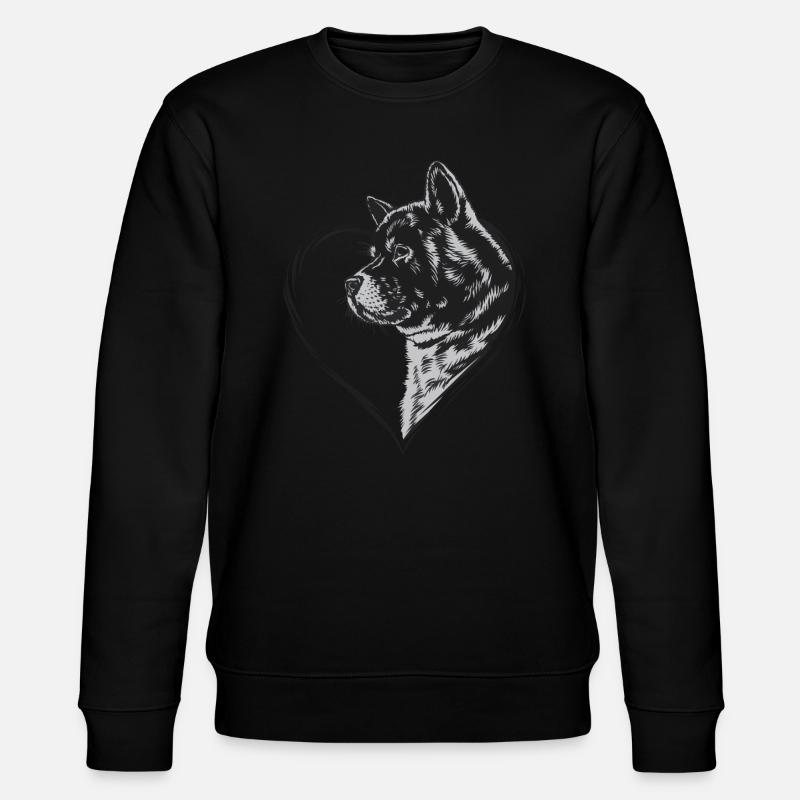 Akita - Stanley/Stella Unisex Bio-Sweatshirt CHANGER  - Schwarz