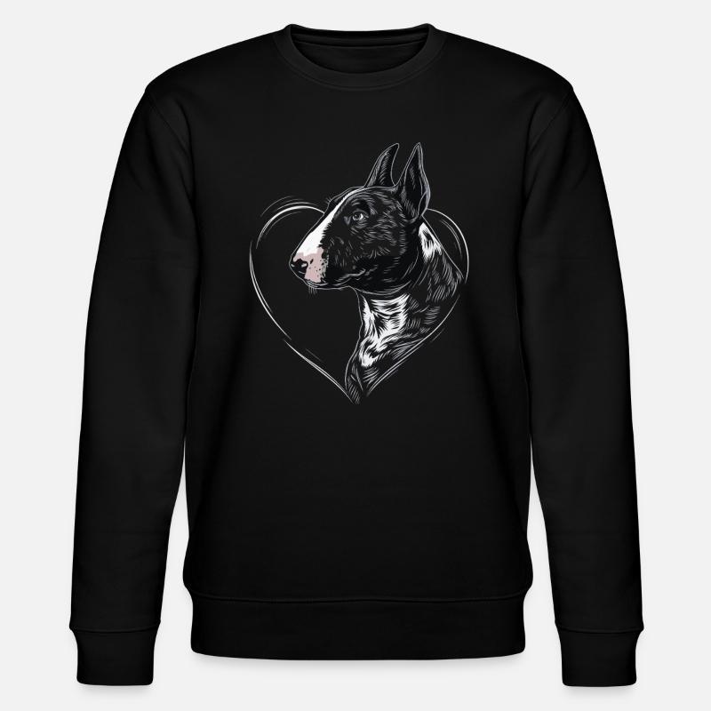 Bullterrier - Stanley/Stella Unisex Bio-Sweatshirt CHANGER  - Schwarz