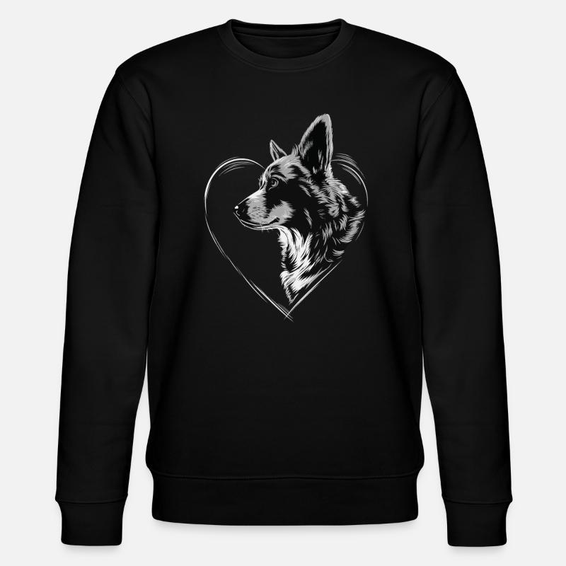 Corgi - Stanley/Stella Unisex Bio-Sweatshirt CHANGER  - Schwarz