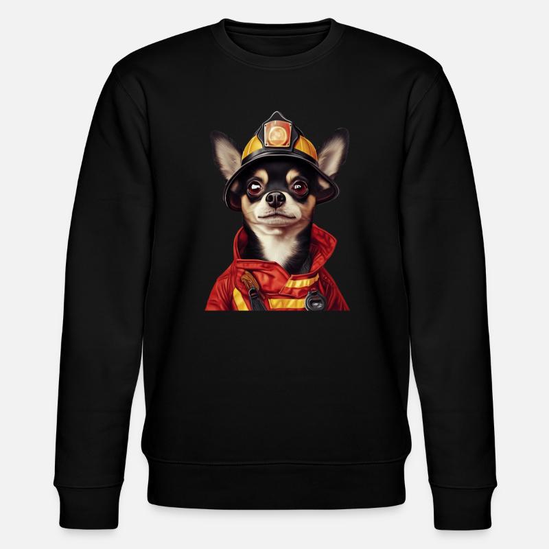 Chihuahua - Stanley/Stella Unisex Bio-Sweatshirt CHANGER  - Schwarz