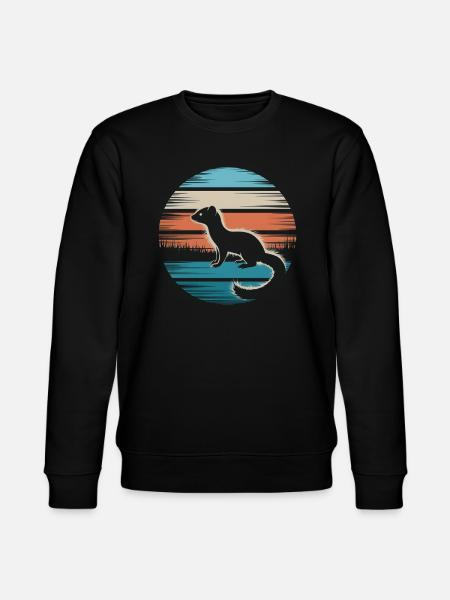 Wiesel - Stanley/Stella Unisex Bio-Sweatshirt CHANGER  - Schwarz