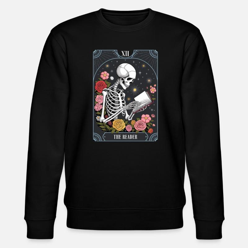 Tarotkarte - Stanley/Stella Unisex Bio-Sweatshirt CHANGER  - Schwarz