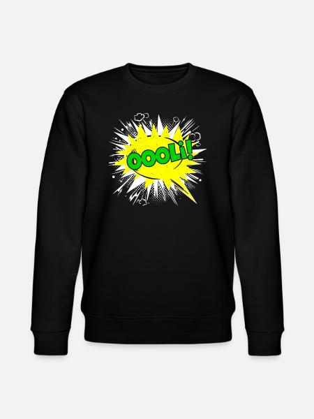 Oli Oliver Nome Divertente fumetto Oooli! - Felpa ecologica unisex CHANGER di Stanley/Stella - nero