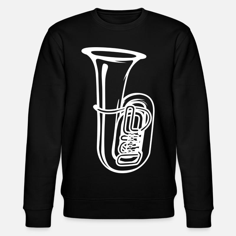 Croquis de tuba - Sweat bio CHANGER Stanley/Stella Unisexe - noir