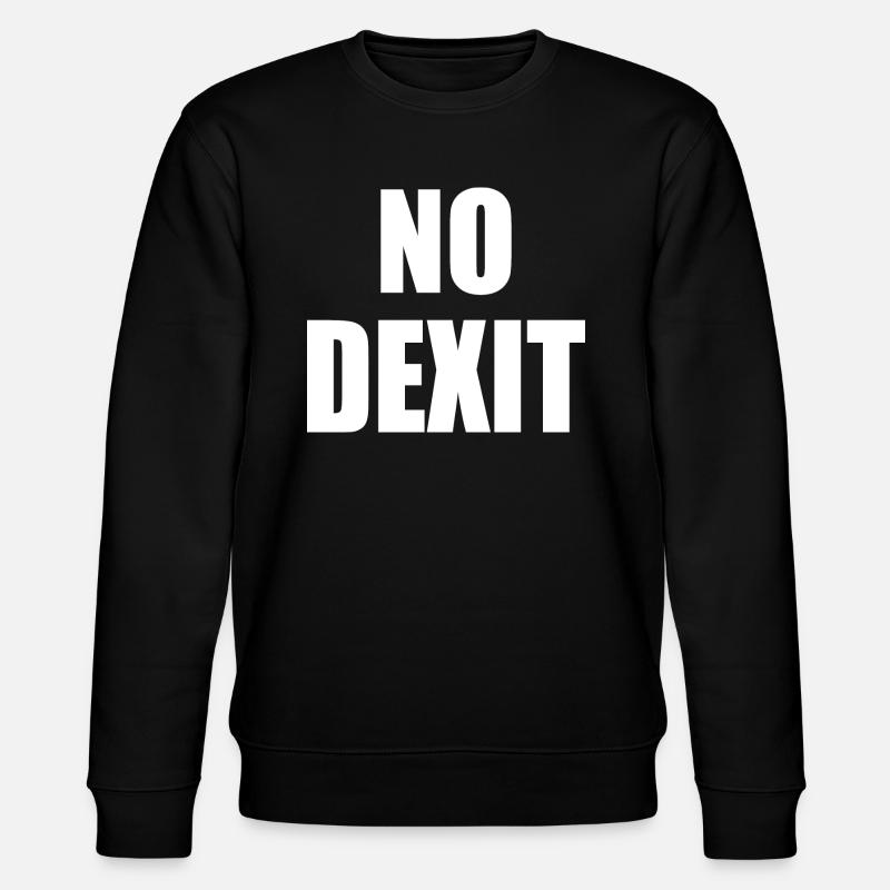No dexit - Stanley/Stella CHANGER Unisex Organic Sweatshirt - black