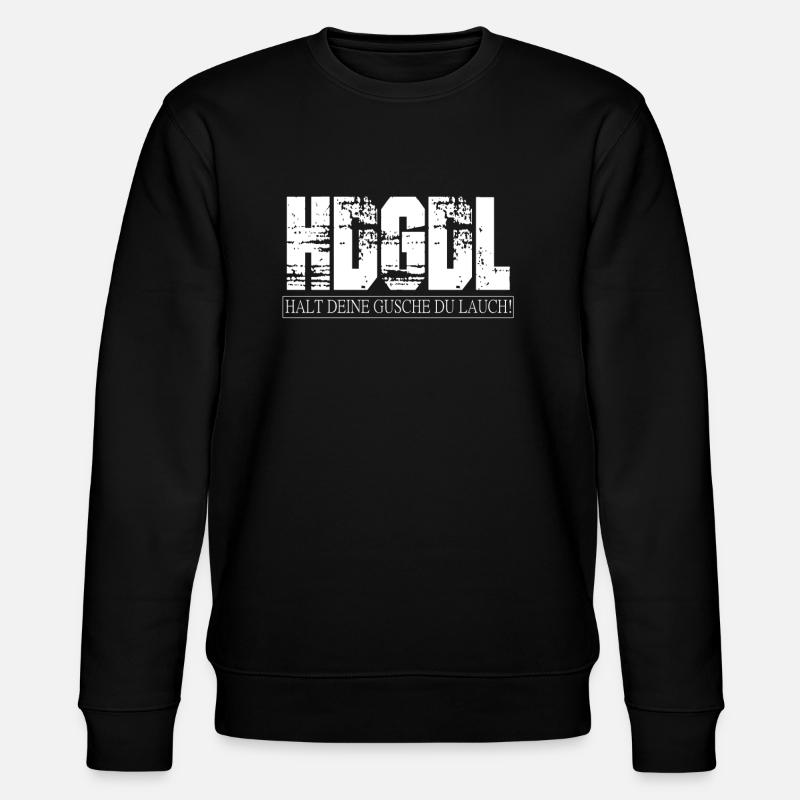 Du Lauch - HDGDL - Stanley/Stella Unisex Bio-Sweatshirt CHANGER  - Schwarz
