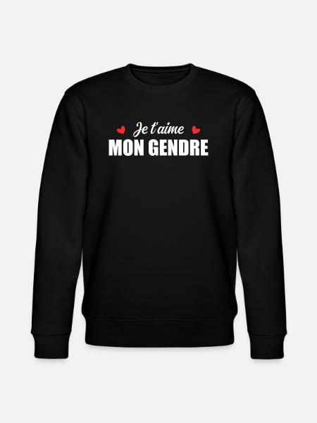 Je t'aime mon gendre - Sweat bio CHANGER Stanley/Stella Unisexe - noir