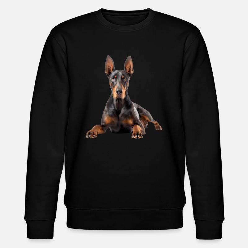 Doberman - Stanley/Stella Unisex Bio-Sweatshirt CHANGER  - Schwarz