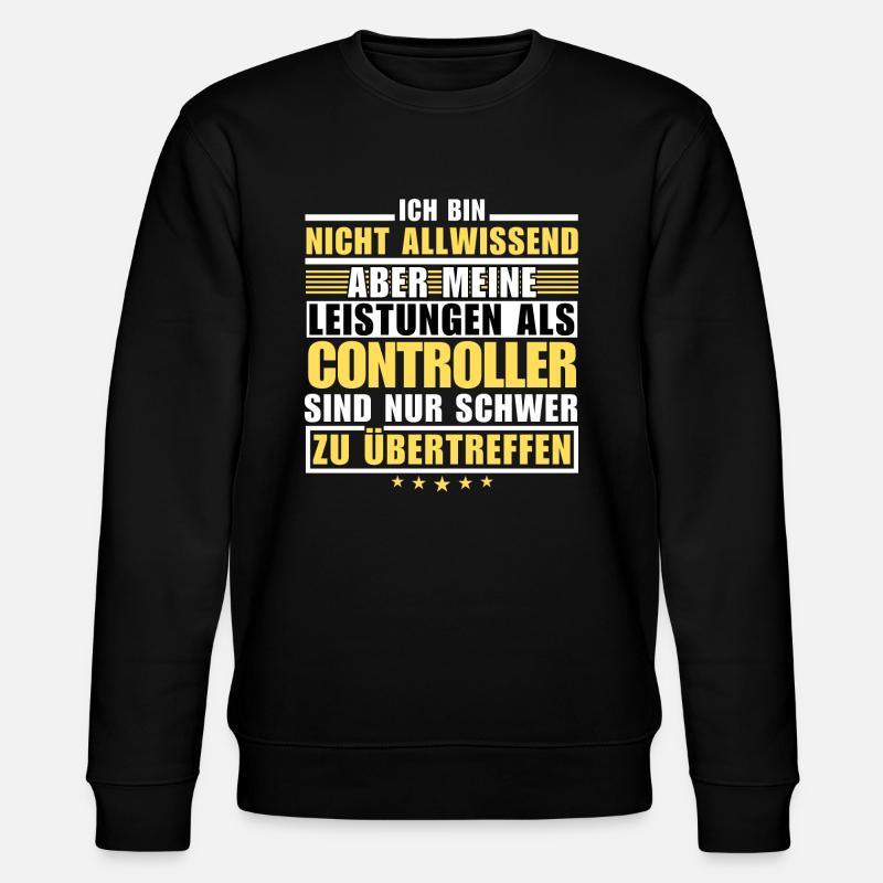 Unübertroffene Leistung als Controller - Stanley/Stella Unisex Bio-Sweatshirt CHANGER  - Schwarz