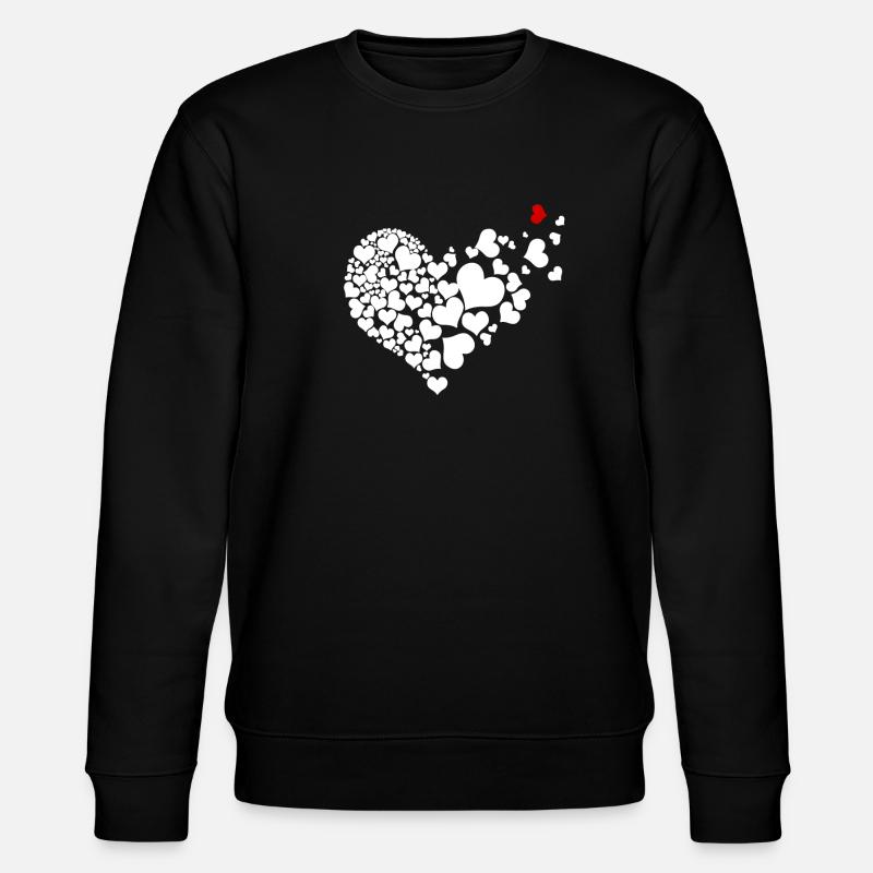 Coeur de coeur - Sweat bio CHANGER Stanley/Stella Unisexe - noir