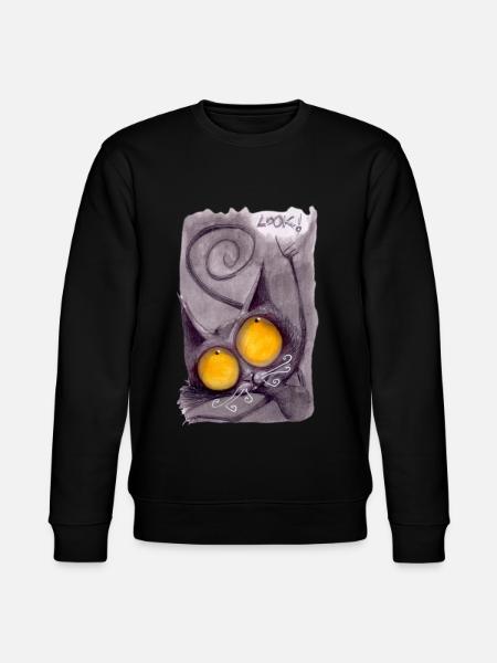 Serial Cat 04 - Stanley/Stella CHANGER Unisex Organic Sweatshirt - black