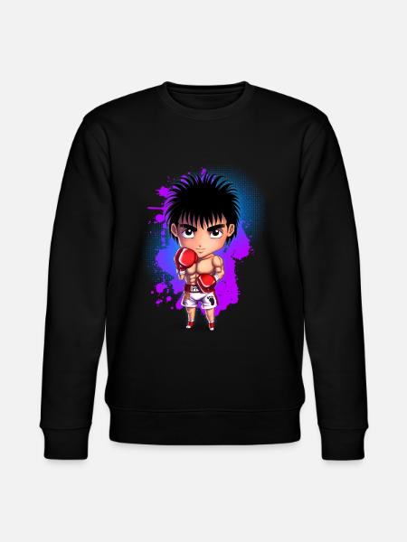Boxing Chibi - Stanley/Stella CHANGER Unisex Organic Sweatshirt - black