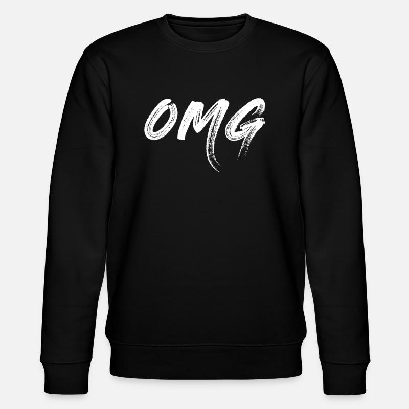 OMG, weiß - Stanley/Stella Unisex Bio-Sweatshirt CHANGER  - Schwarz