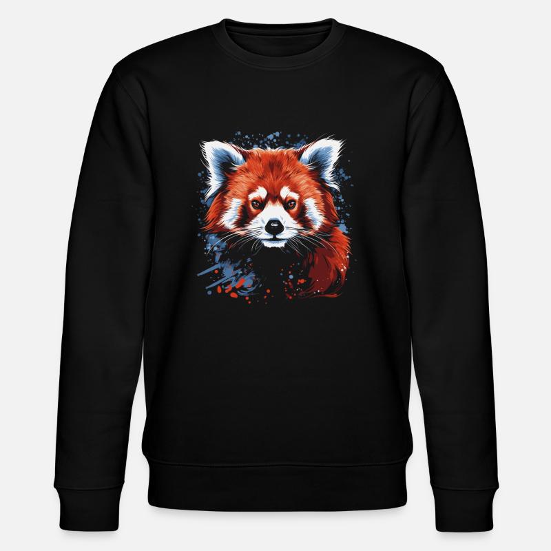 Petit panda - Sweat bio CHANGER Stanley/Stella Unisexe - noir