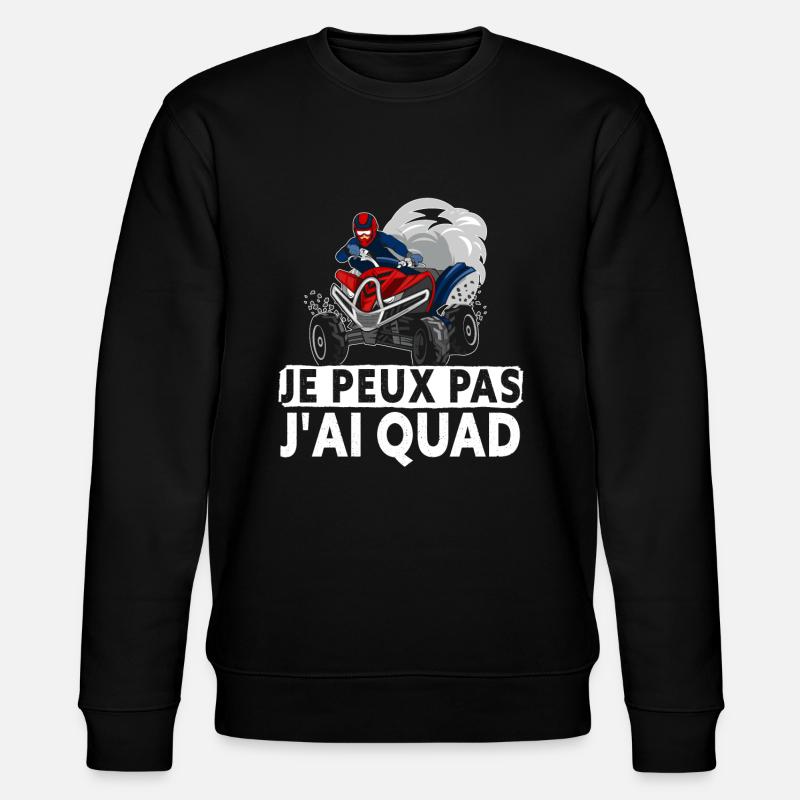 Je Peux Pas J'Ai Quad - Sweat bio CHANGER Stanley/Stella Unisexe - noir