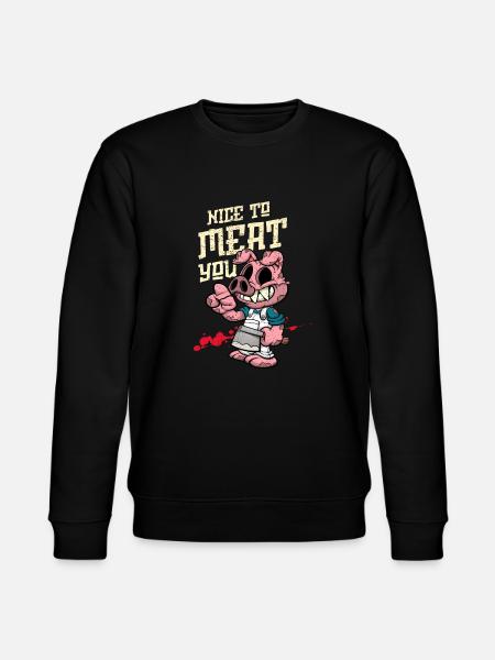 Halloween Gris Slagter Kostume Horror Slagter - Stanley/Stella økologisk unisex-sweatshirt CHANGER - sort