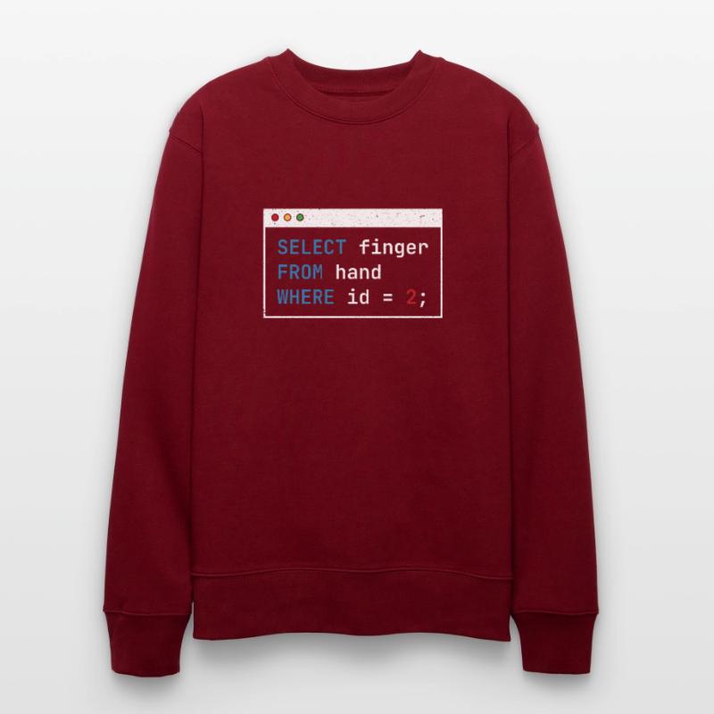 Hacking Code Cybersécurité Selected Finger Hacker Sweat bio CHANGER Stanley/Stella Unisexe