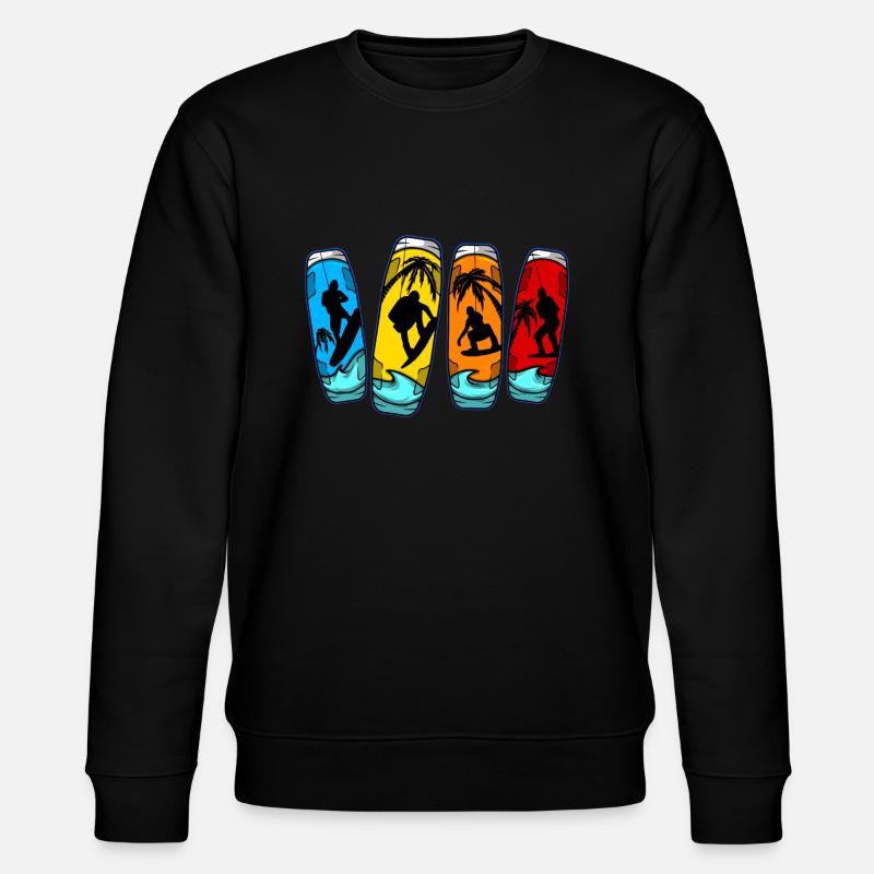 Wakeboarding Wakeboards Wakeboarder Wakeboard - Sweat bio CHANGER Stanley/Stella Unisexe - noir