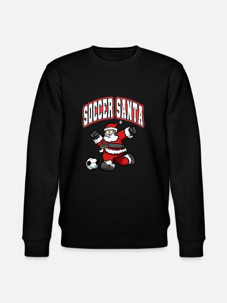 Fotballnisse Menn Gutter Fotball Jul - Stanley/Stella CHANGER økologisk unisex-sweatshirt - svart